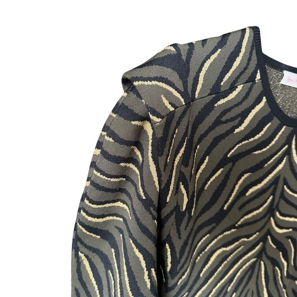 Sass & Bide Midi Dress Movement of Sound: animal print, button slot NWOT XS - Picture 6 of 10